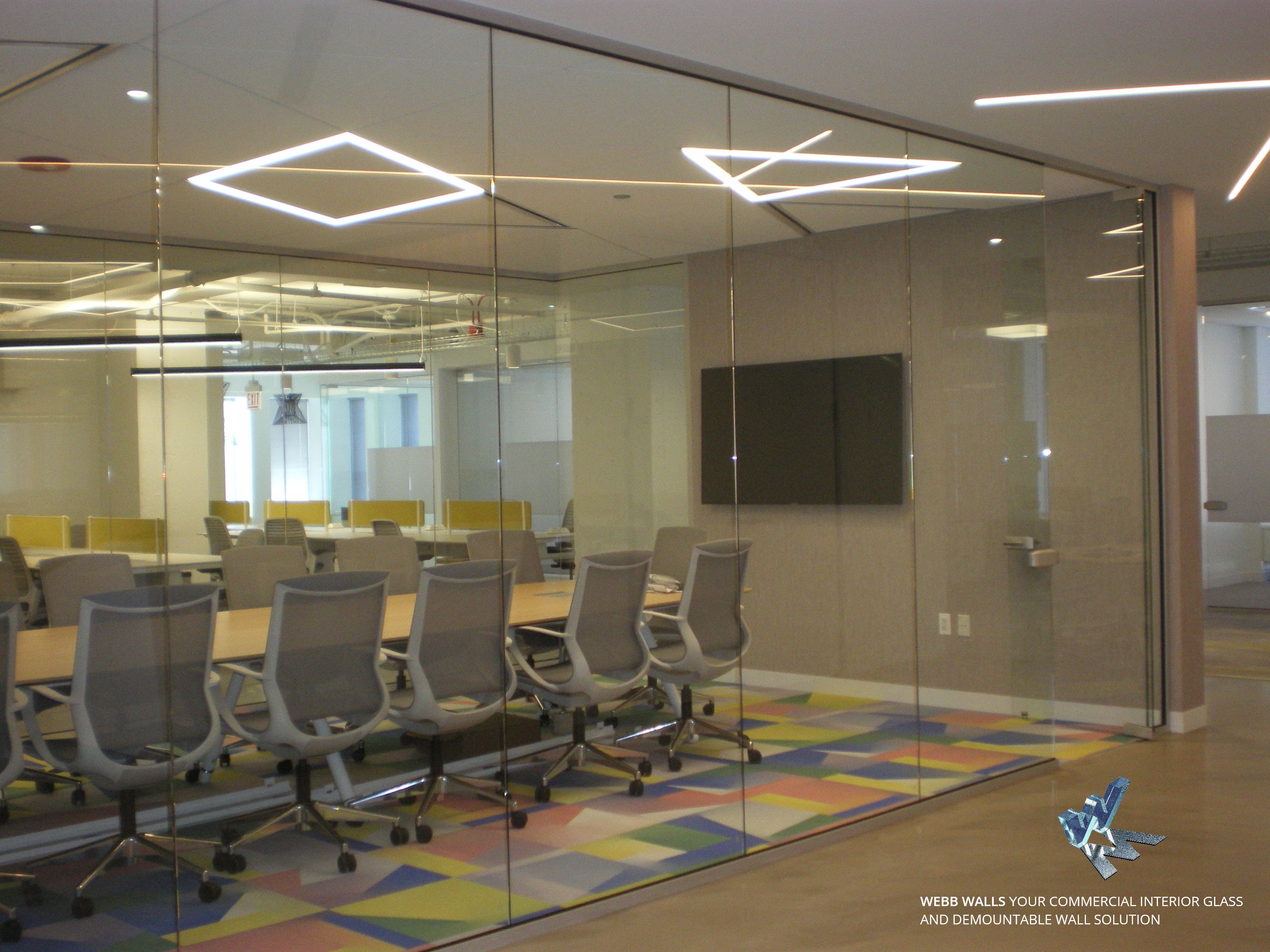 Webb walls your commercial glass and demountable walls solutions. Skyler Glass